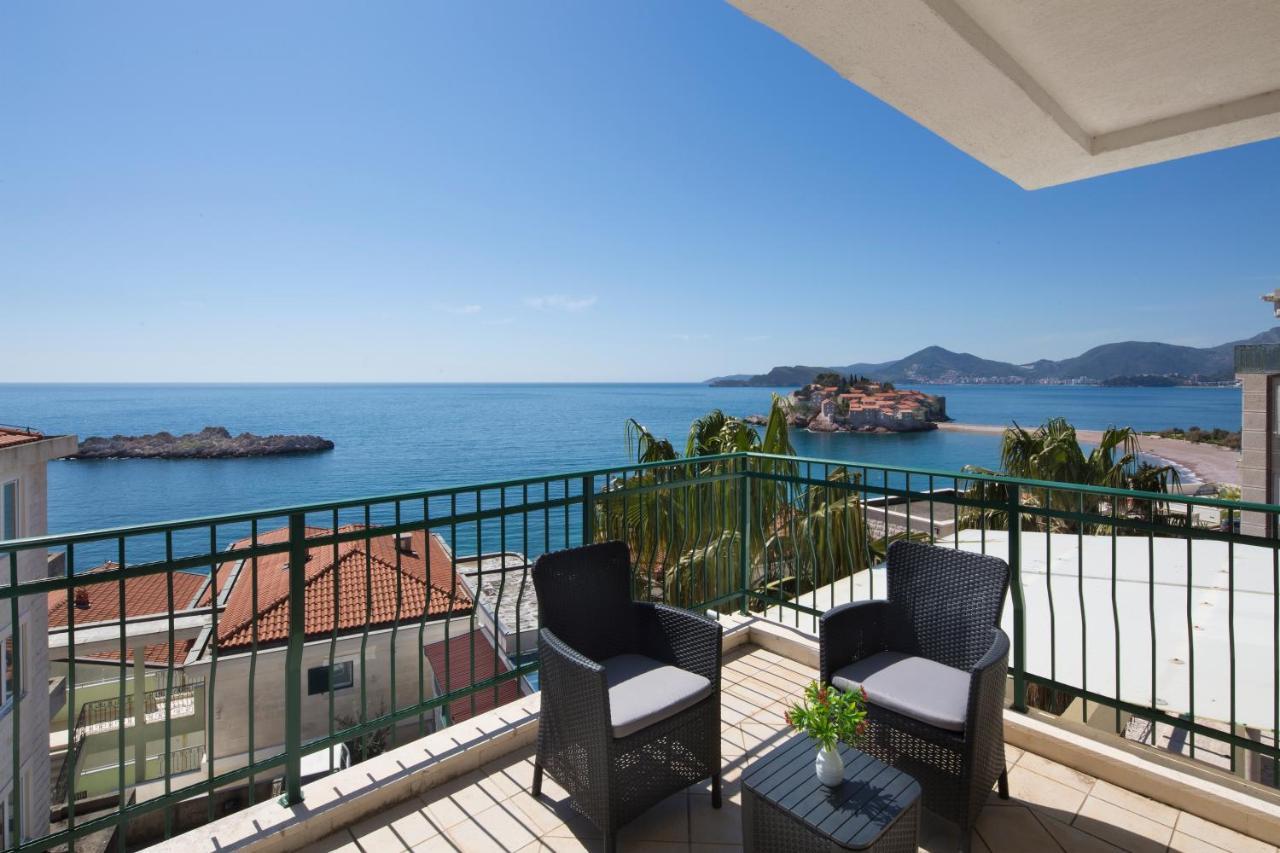 Family Apartment With Sea View Sveti Stefan Budva Ngoại thất bức ảnh